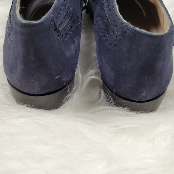 Details Blue Suede Loafters - Picture 3 of 6
